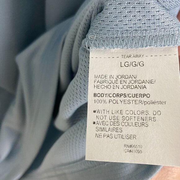 Under Armour Light Photon Blue Tech Polo Mens Large Loose Short Sleeves - Picture 4 of 7